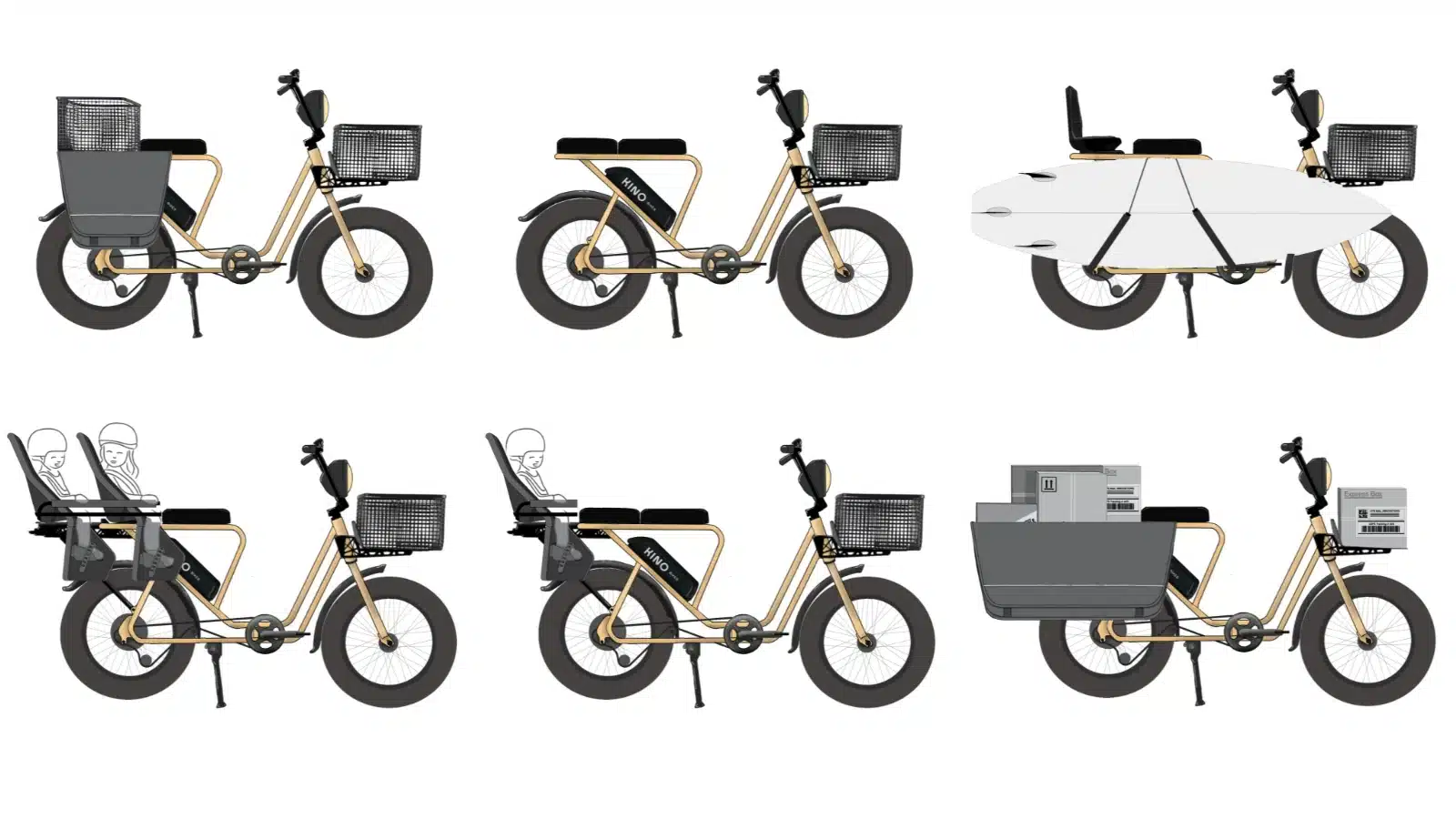 Les differents types de velos cargo electriques et leurs usages